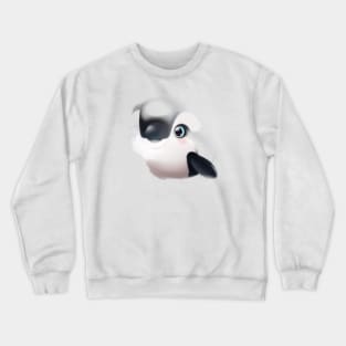 Cute Orca Drawing Crewneck Sweatshirt